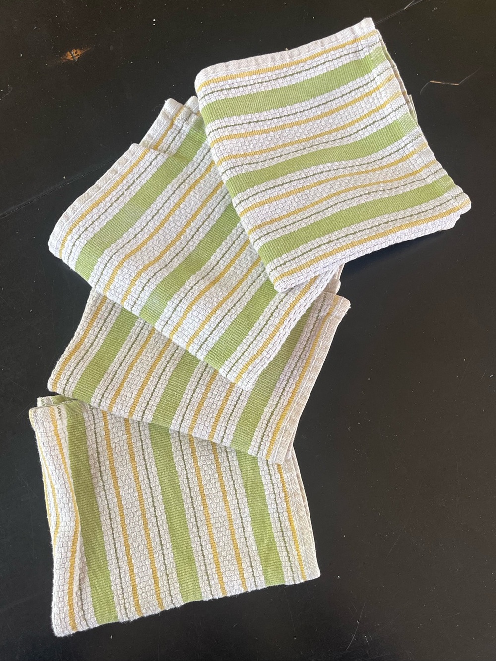 Williams Sonoma Striped Cotton Kitchen Towel Set of 4